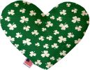 Shamrock Canvas Heart Dog Toy