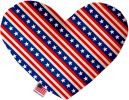 Stars and Stripes Canvas Heart Dog Toy
