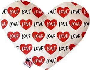 Classic Love Heart Dog Toy (size: 6 Inch)