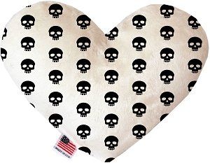 Skulls Heart Dog Toy (size: 6 Inch)