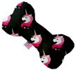 Pretty Pink Unicorns Canvas Bone Dog Toy