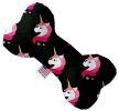 Pretty Pink Unicorns Canvas Bone Dog Toy