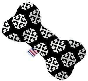 Jerusalem Cross Canvas Bone Dog Toy (size: 10 Inch)