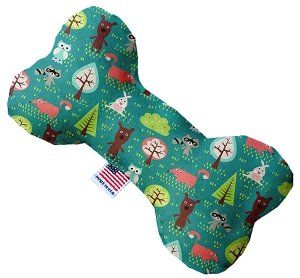 Forest Follies Canvas Bone Dog Toy (size: 10 Inch)