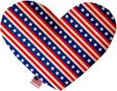 Stars and Stripes Canvas Heart Dog Toy