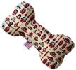 Rocket Man Canvas Bone Dog Toy