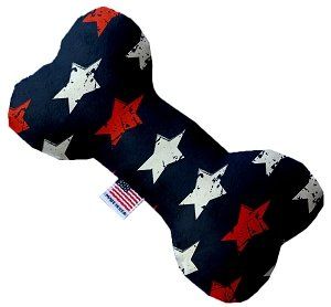 Graffiti Stars Canvas Bone Dog Toy (size: 6 Inch)