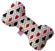 Deck of Cards Canvas Bone Dog Toy