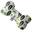 King of the Jungle Canvas Bone Dog Toy