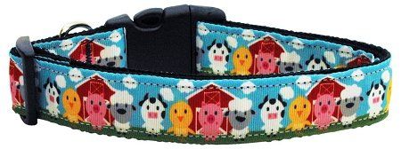 Barnyard Buddies Nylon Ribbon Collars (size: large)