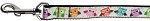 Bright Owls Nylon Ribbon Collars (size: 1 wide 4ft Leash)