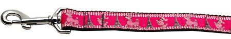 Poodles in Paris Nylon Ribbon Collars