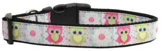 Sweet as Sugar Owls Nylon Ribbon Collars