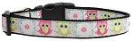 Sweet as Sugar Owls Nylon Ribbon Collars (size: large)
