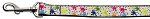 Splatter Paint Nylon Ribbon Collars (size: 1 wide 4ft Leash)