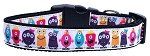 Monsters Nylon Ribbon Dog Collars (size: large)