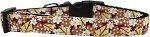 Autumn Leaves Nylon Ribbon Dog Collar