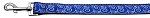 Blue and White Swirly Nylon Ribbon Dog Collars