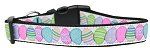 Easter Egg Nylon Dog Collar (size: medium)