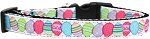 Easter Egg Nylon Ribbon Dog Collar