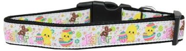 Happy Easter Nylon Dog Collar