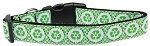 Reduce Paw Print Nylon Dog Collar