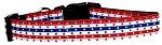 Stars in Stripes Nylon Dog Collar (size: medium)