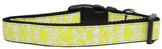 Damask Nylon Dog Collar