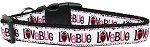 Love Bug Nylon Dog Collar (size: Medium Narrow)