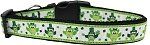 St Patty's Day Party Owls Nylon Dog Collar (size: medium)