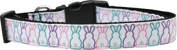 Bunny Tails Nylon Dog Collar