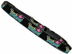 Beach Babe Nylon Dog Collar (size: Sm)