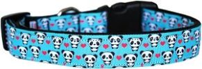 Panda Love Nylon Dog Collar