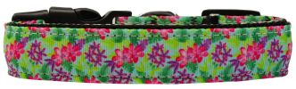 Island Flowers Nylon Dog Collar