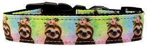 Pretty Baby Sloths Nylon Dog Collar
