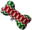 Chevron Christmas Trees Canvas Bone Dog Toy