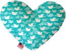 Hope and Peace Canvas Heart Dog Toy