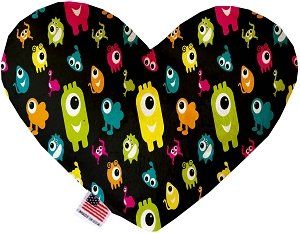 Monster Zoo Canvas Heart Dog Toy (size: 8 Inch)