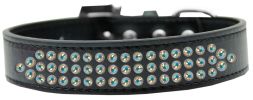 Three Row AB Crystal Dog Collar
