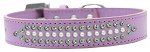 Ritz Pearl and AB Crystal Dog Collar (size: Lavender Size 12)