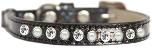Pearl and Clear Jewel Ice Cream Cat safety Collar
