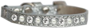 Pearl and Clear Jewel Ice Cream Cat safety Collar