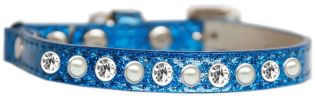 Pearl and Clear Jewel Ice Cream Cat safety Collar