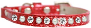 Pearl and Clear Jewel Ice Cream Cat safety Collar