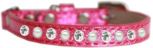 Pearl and Clear Jewel Ice Cream Cat safety Collar