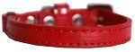 Premium Plain Cat safety Collar (size: Red Size 12)