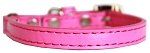 Premium Plain Cat safety Collar (size: Bright Pink Size 10)