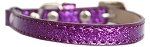 Ice Cream Plain Cat safety Collar (size: Purple Size 12)