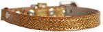 Ice Cream Plain Cat safety Collar (size: Gold Size 10)