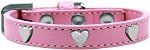 Silver Heart Widget Dog Collar